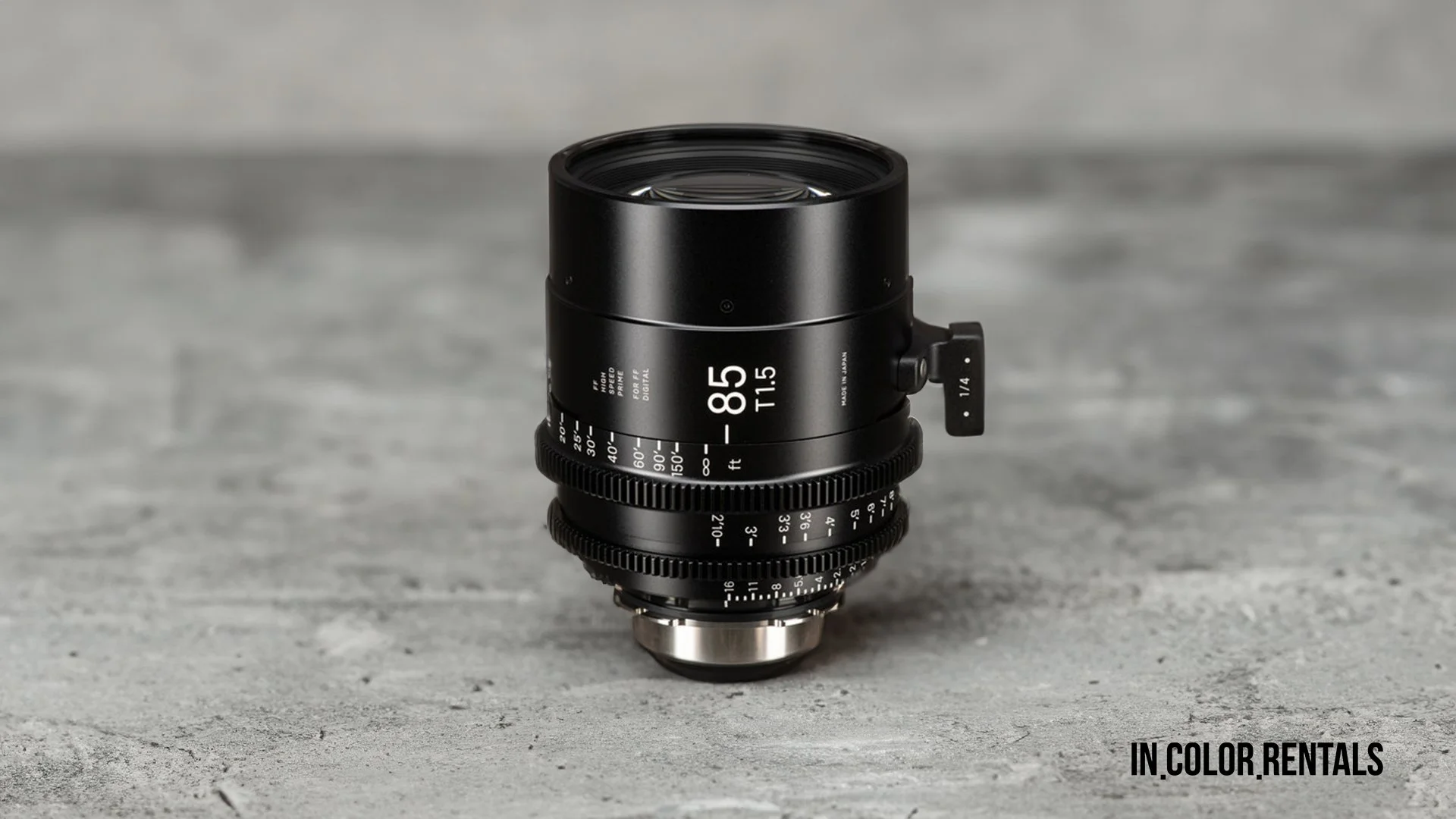 Rent SIGMA CINE lenses in Las Vegas — IN COLOR RENTALS